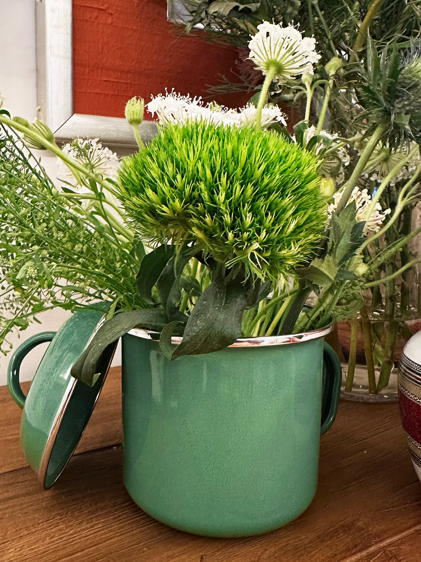 VINTAGE INSPIRED MUG - GREEN