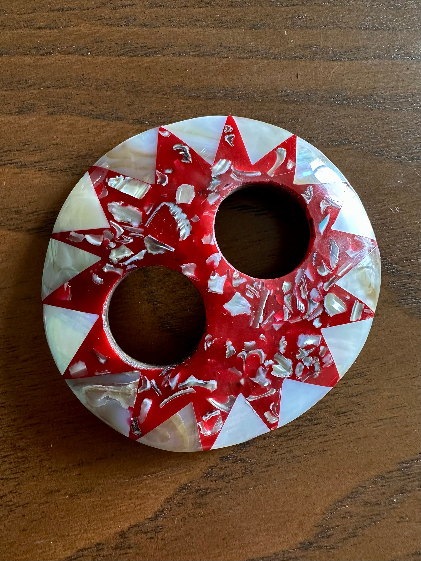 RED FABRIC WRAP RING