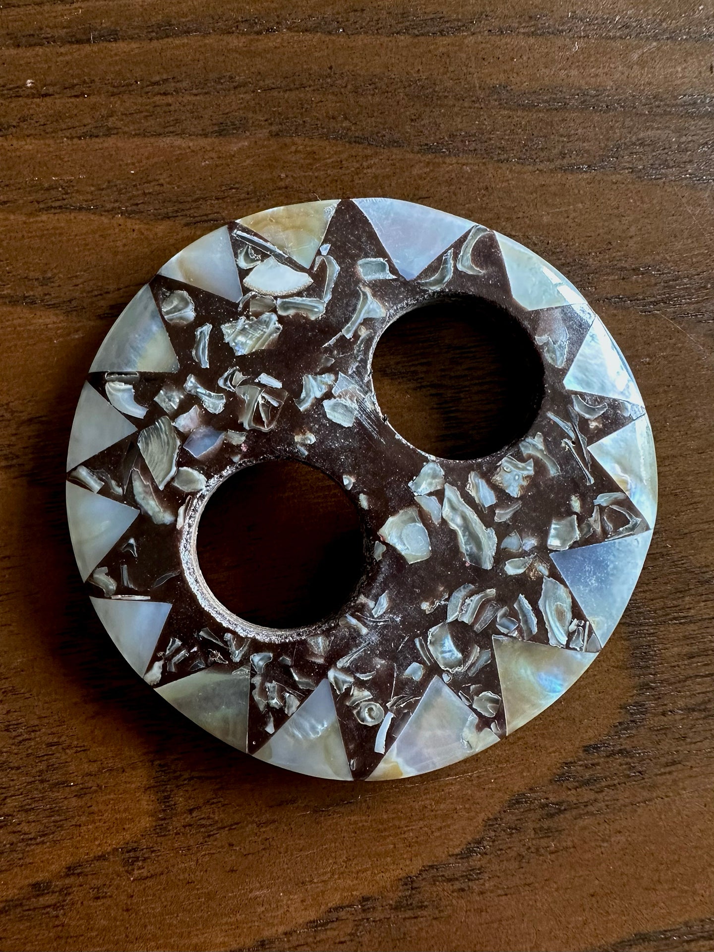 BROWN FABRIC WRAP RING