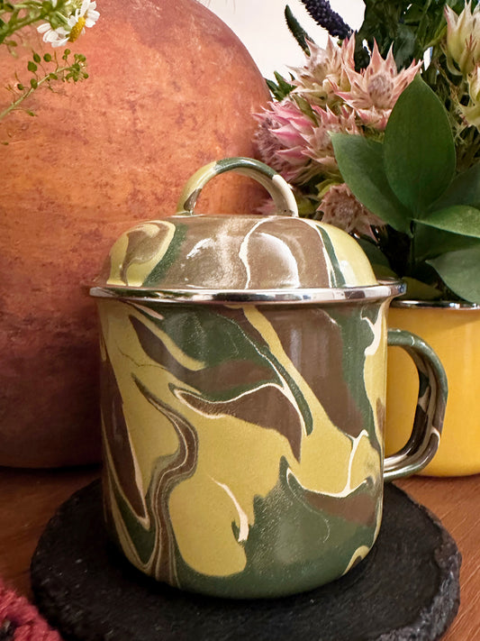 VINTAGE INSPIRED MUG - CAMOUFLAGE