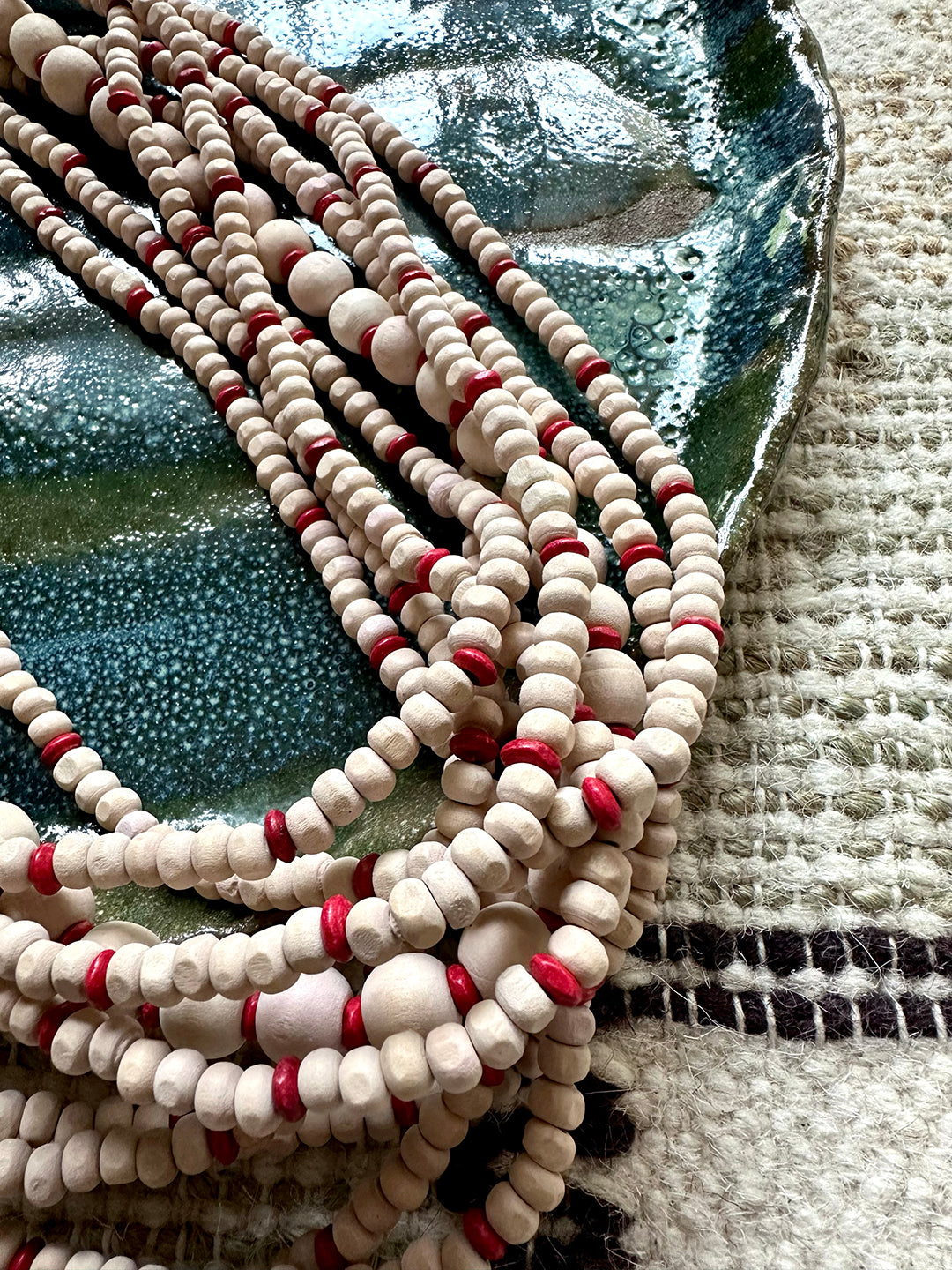 PEPPERMINT WOOD NECKLACE
