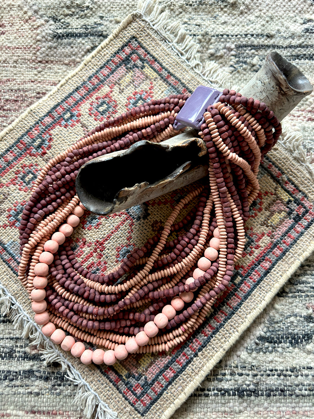 ROSE WOOD NECKLACE