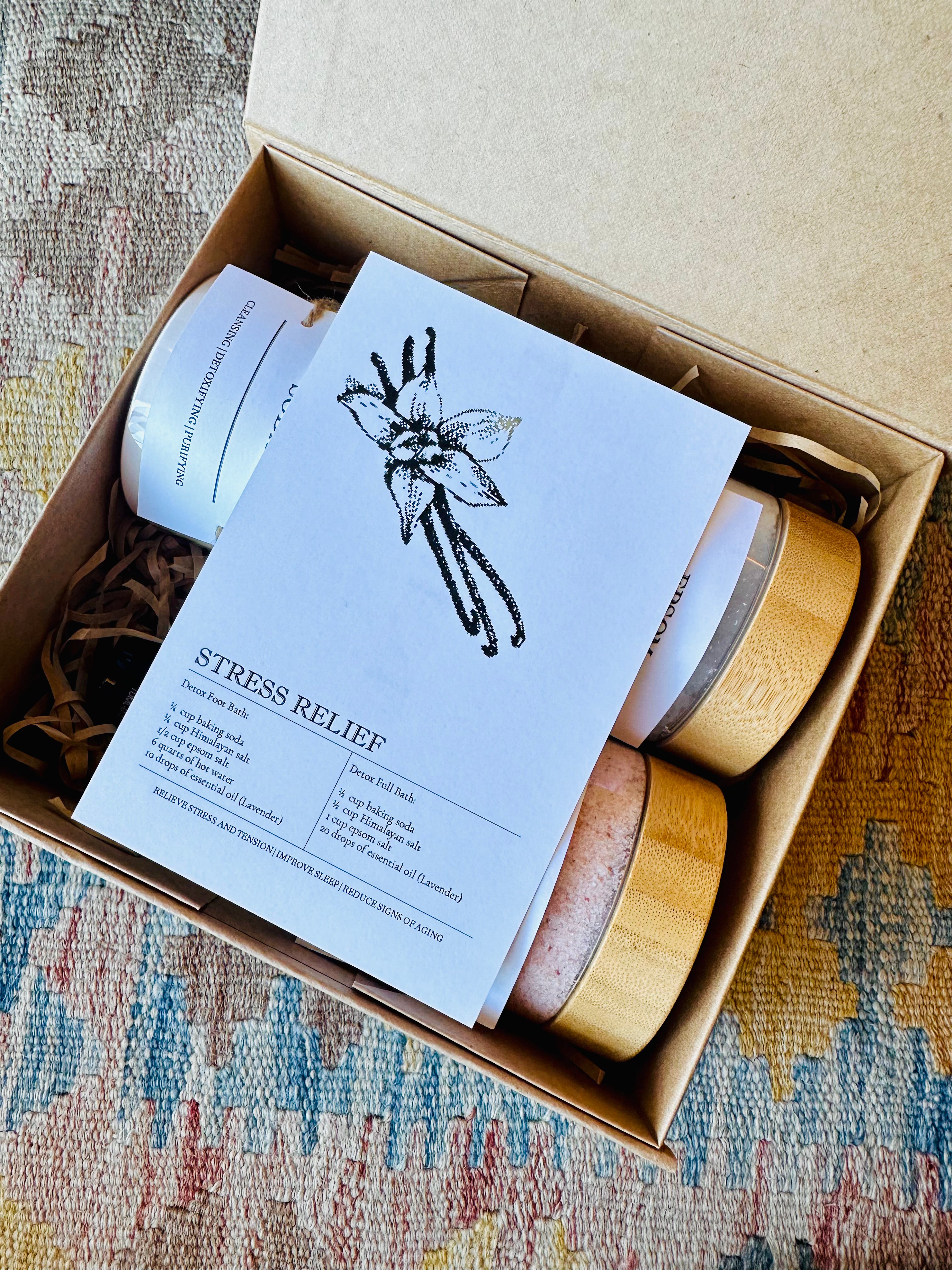 STRESS RELIEF DETOX BATH KIT