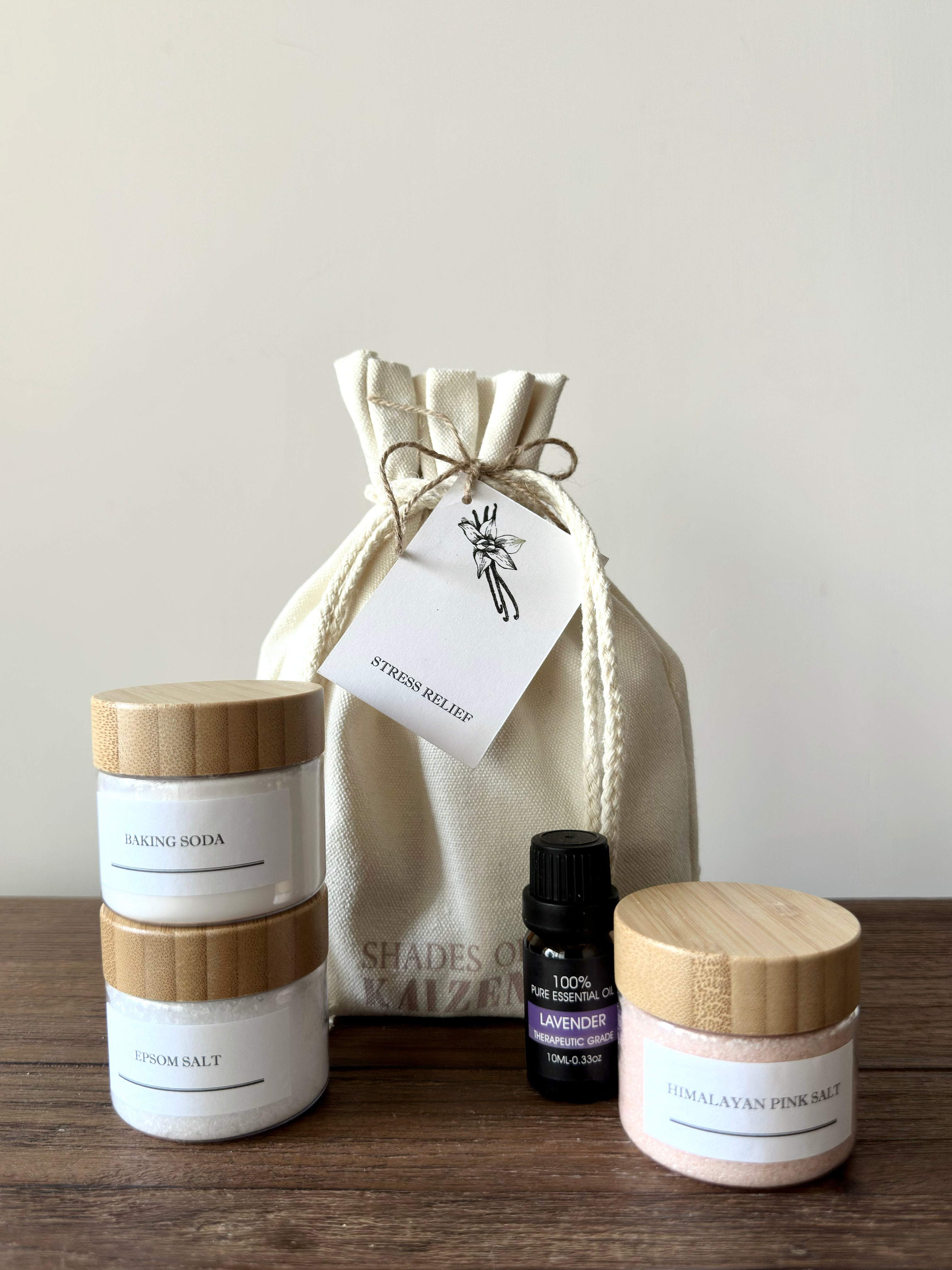 TRAVEL BATH KIT - STRESS RELIEF